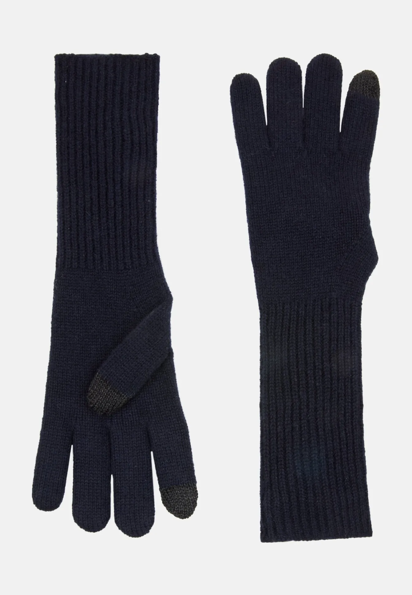 Damen Camel Active Handschuhe^Kaschmirhandschuhe mit Rippenstruktur