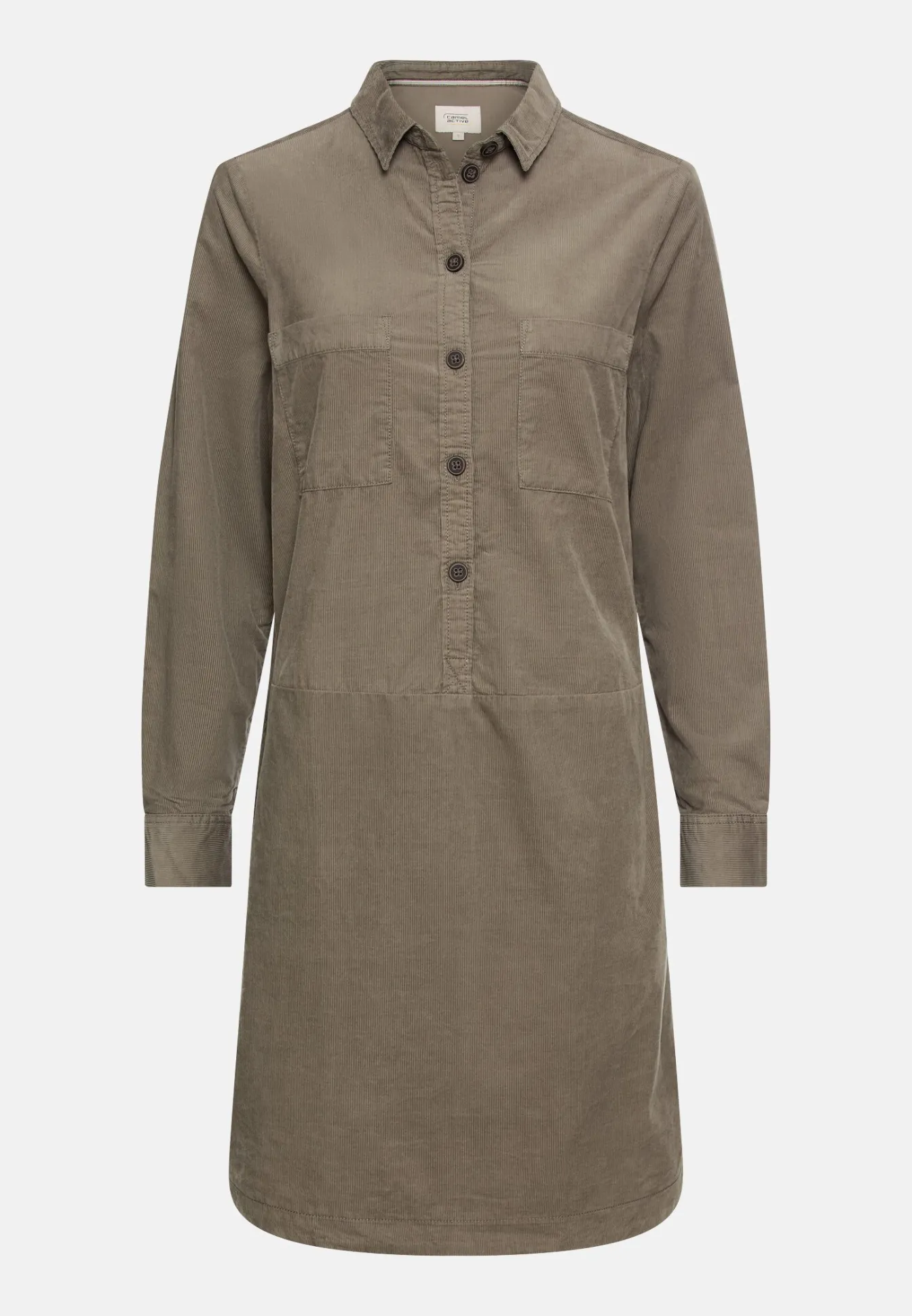 Damen Camel Active Kleider^Kleid aus reiner Baumwolle