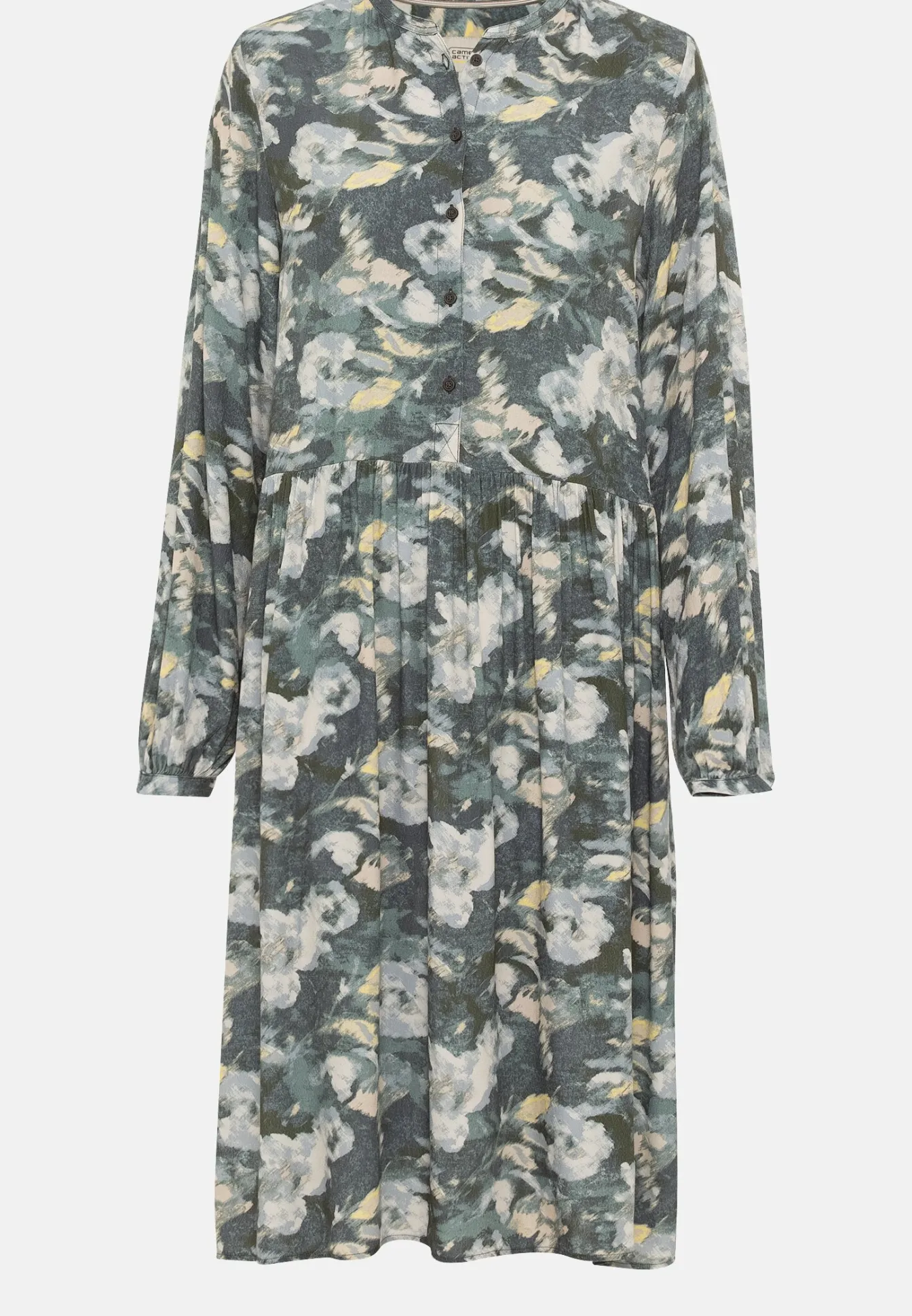 Damen Camel Active Kleider^Kleid mit Allover-Print