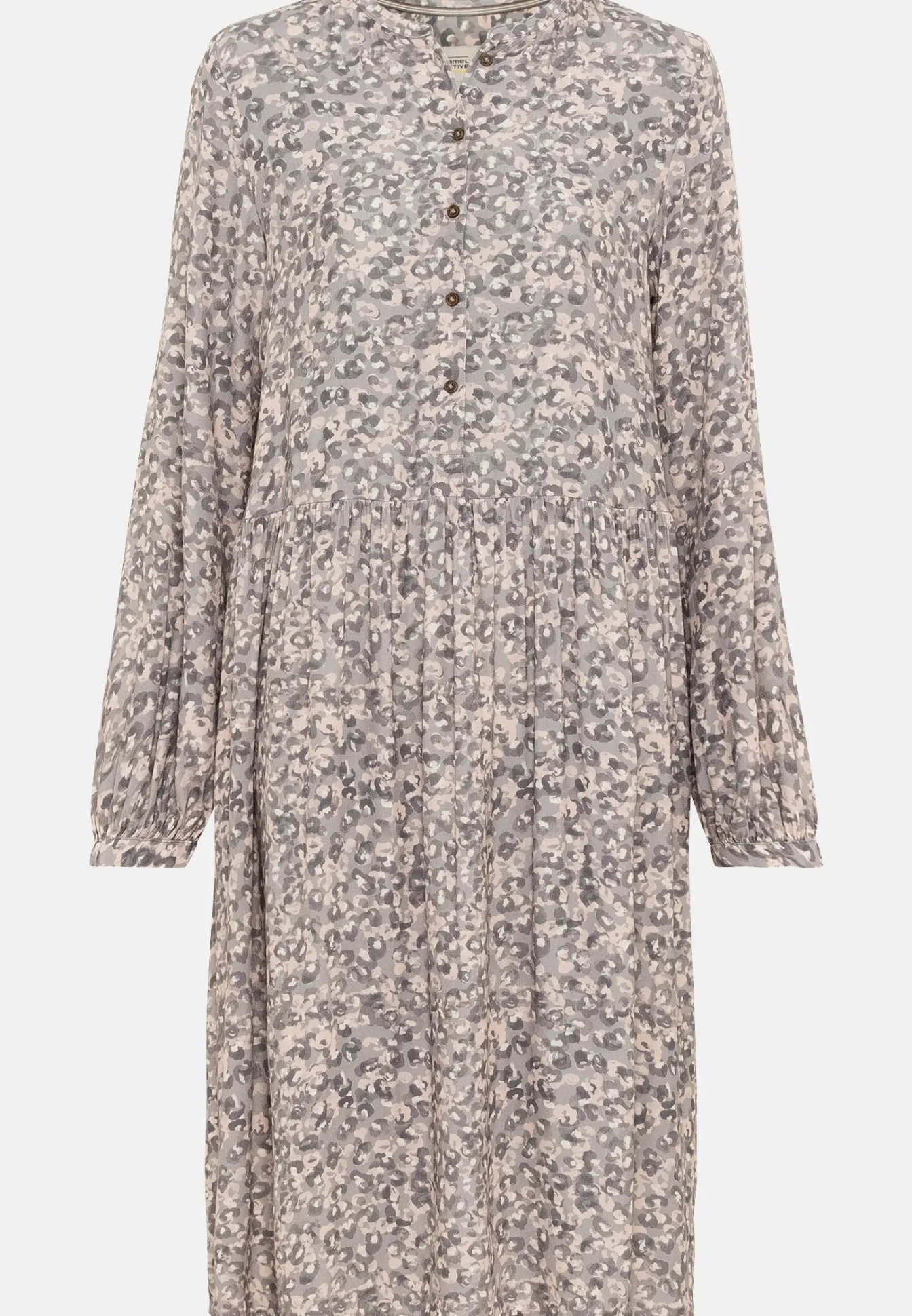 Damen Camel Active Kleider^Kleid mit Allover-Print