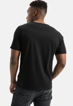 Herren Camel Active T-Shirts & Polos^Kurzarm Basic T-Shirt aus reiner Baumwolle