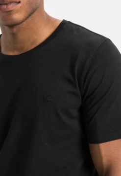 Herren Camel Active T-Shirts & Polos^Kurzarm Basic T-Shirt aus reiner Baumwolle