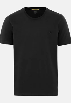 Herren Camel Active T-Shirts & Polos^Kurzarm Basic T-Shirt aus reiner Baumwolle