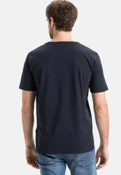 Herren Camel Active T-Shirts & Polos^Kurzarm Basic T-Shirt aus reiner Baumwolle