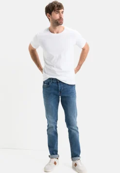 Herren Camel Active T-Shirts & Polos^Kurzarm Basic T-Shirt aus reiner Baumwolle