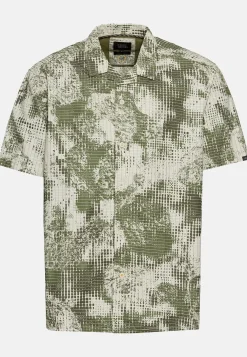 Herren Camel Active Hemden^Kurzarm Hemd aus Baumwolle