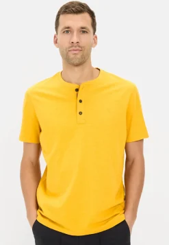 Herren Camel Active T-Shirts & Polos^Kurzarm Henley aus Organic Cotton