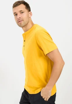 Herren Camel Active T-Shirts & Polos^Kurzarm Henley aus Organic Cotton