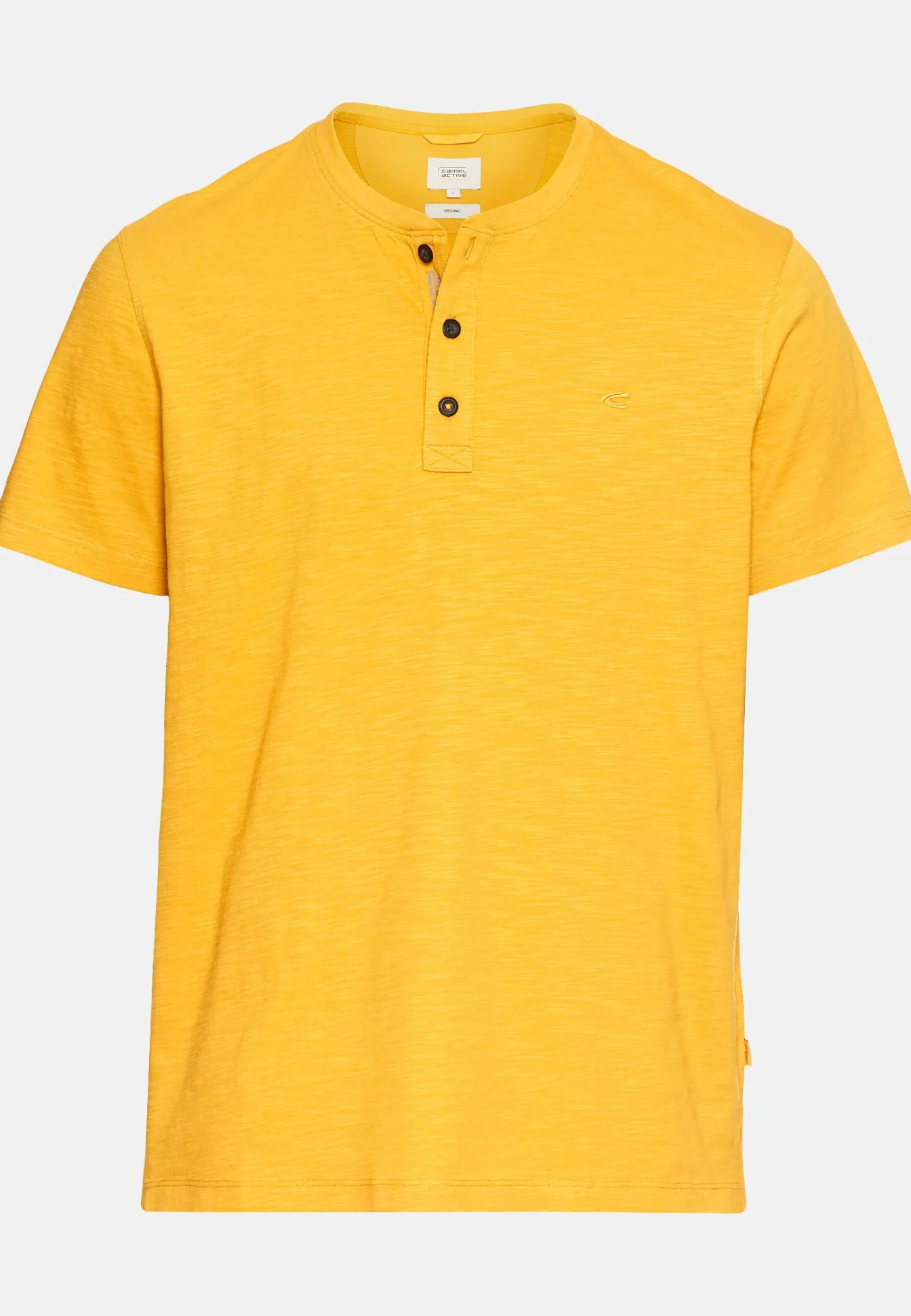 Herren Camel Active T-Shirts & Polos^Kurzarm Henley aus Organic Cotton