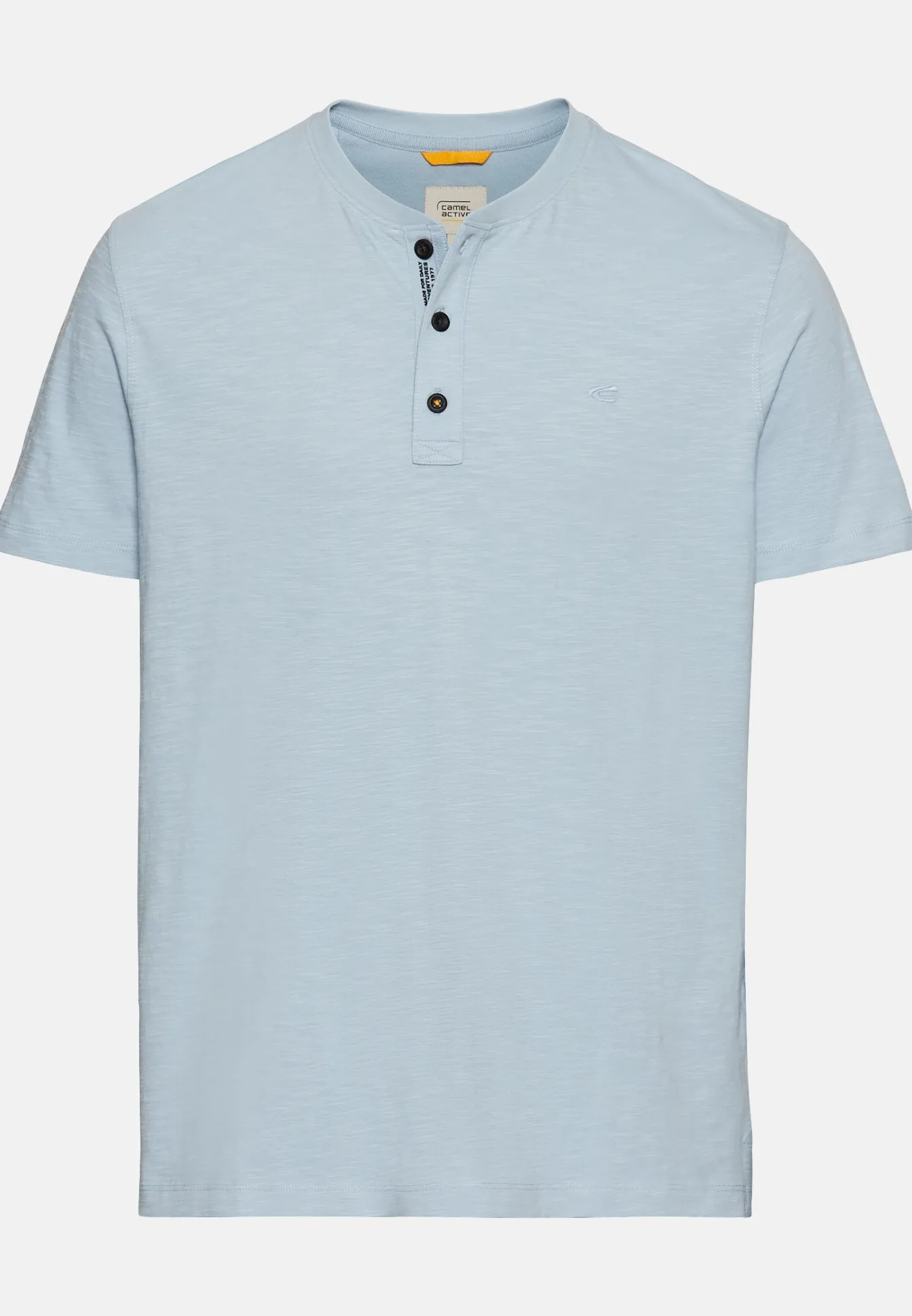 Herren Camel Active T-Shirts & Polos^Kurzarm Henley aus Organic Cotton
