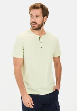 Herren Camel Active T-Shirts & Polos^Kurzarm Henley aus Organic Cotton