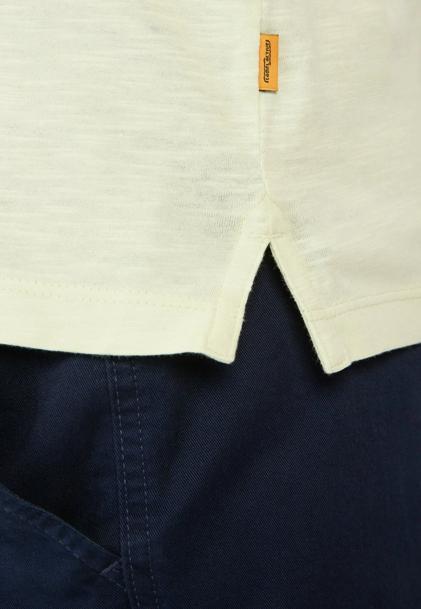 Herren Camel Active T-Shirts & Polos^Kurzarm Henley aus Organic Cotton