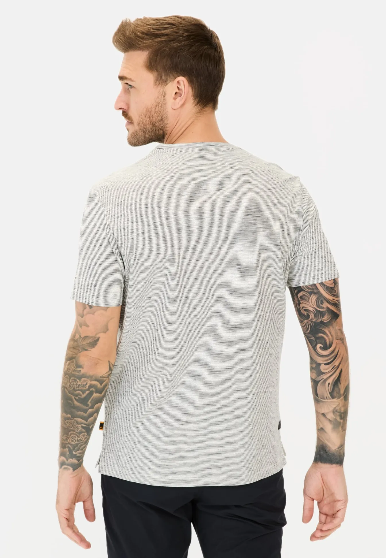 Herren Camel Active T-Shirts & Polos^Kurzarm Henley aus reiner Baumwolle