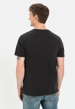 Herren Camel Active T-Shirts & Polos^Kurzarm Henley aus reiner Baumwolle
