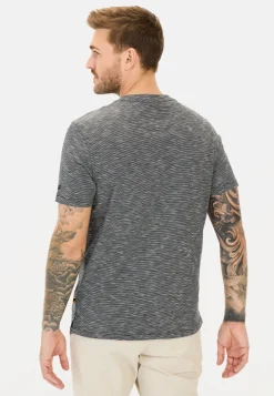 Herren Camel Active T-Shirts & Polos^Kurzarm Henley aus reiner Baumwolle
