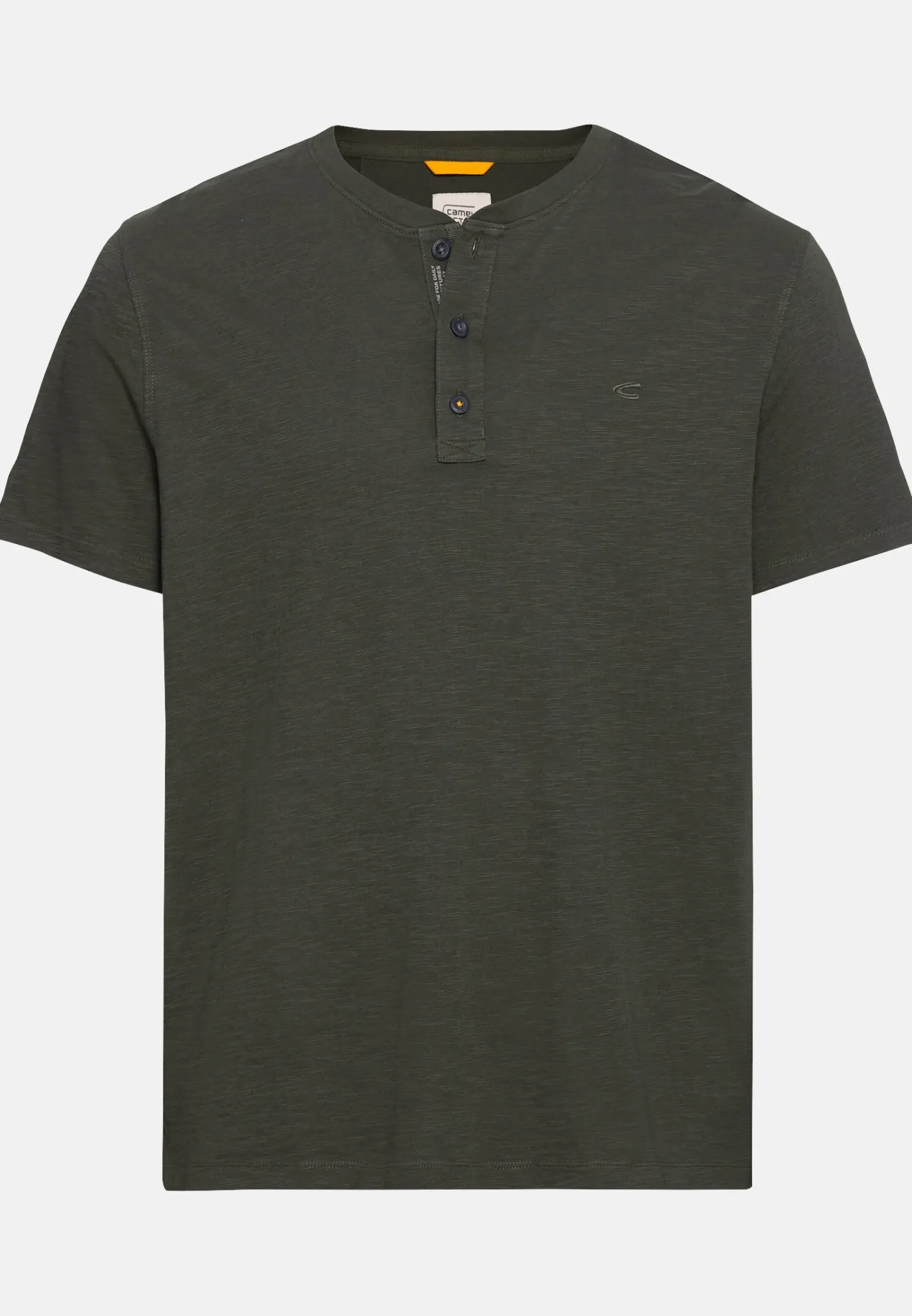Herren Camel Active T-Shirts & Polos^Kurzarm Henleyshirt aus reiner Baumwolle