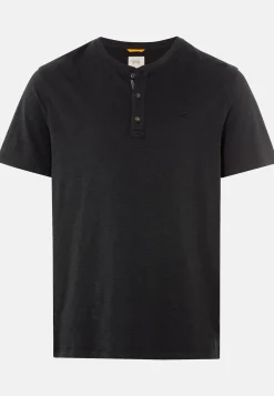 Herren Camel Active T-Shirts & Polos^Kurzarm Henleyshirt aus reiner Baumwolle