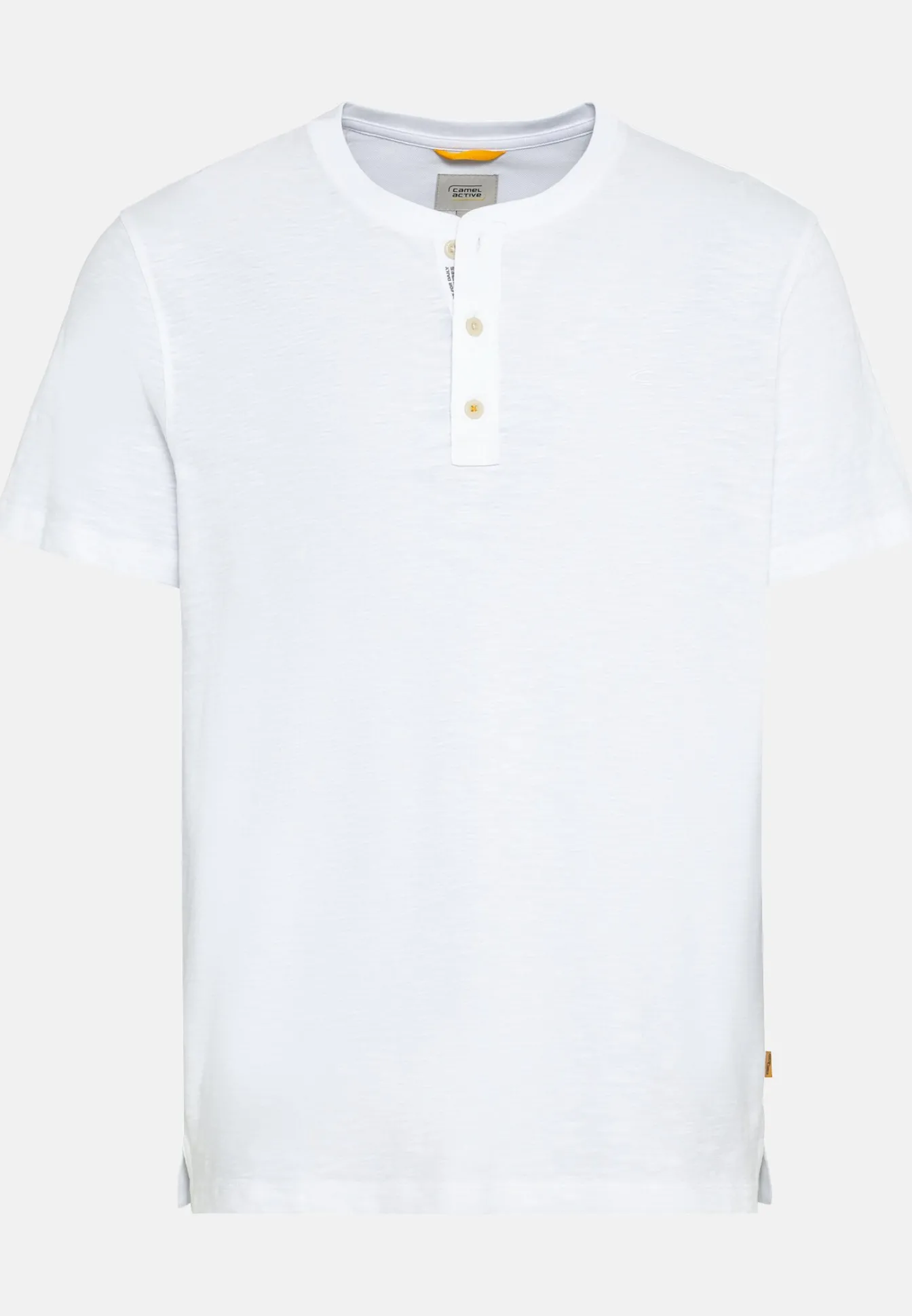 Herren Camel Active T-Shirts & Polos^Kurzarm Henleyshirt aus reiner Baumwolle