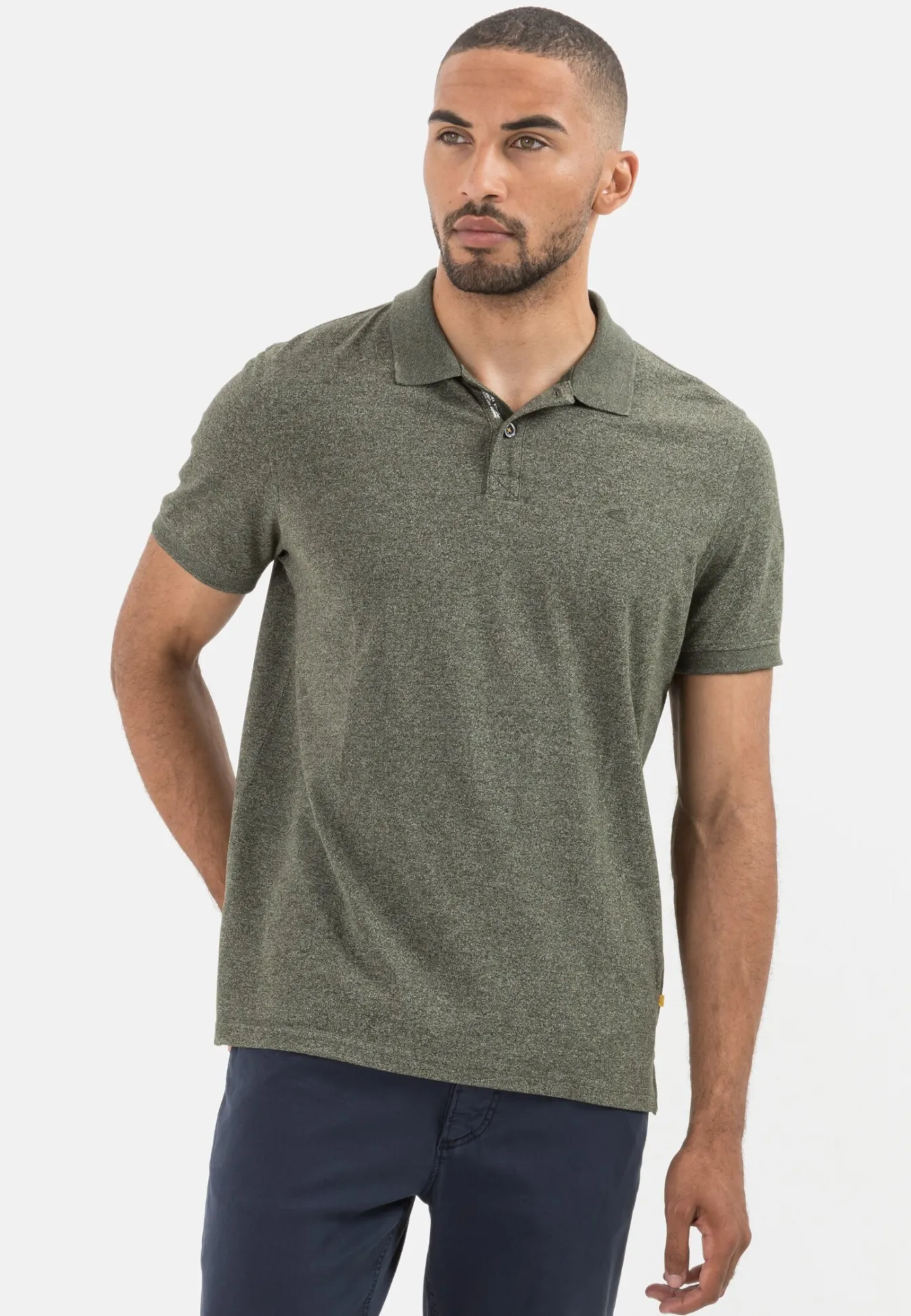 Herren Camel Active T-Shirts & Polos^Kurzarm Poloshirt aus Baumwollmix