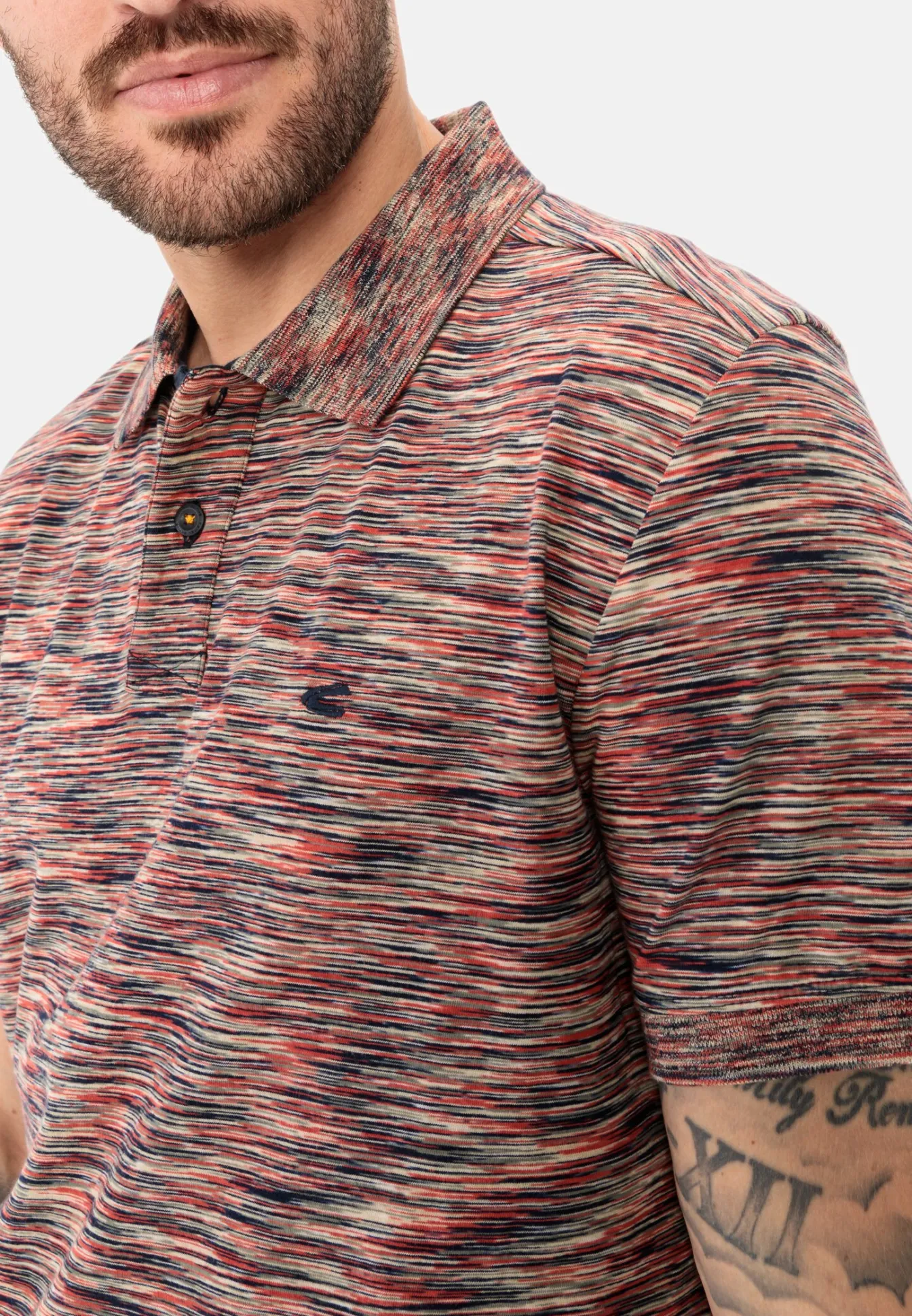 Herren Camel Active T-Shirts & Polos^Kurzarm Poloshirt aus Baumwolle