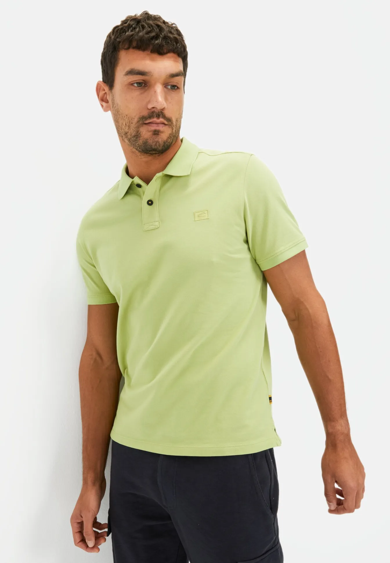 Herren Camel Active T-Shirts & Polos^Kurzarm Poloshirt aus Baumwolle