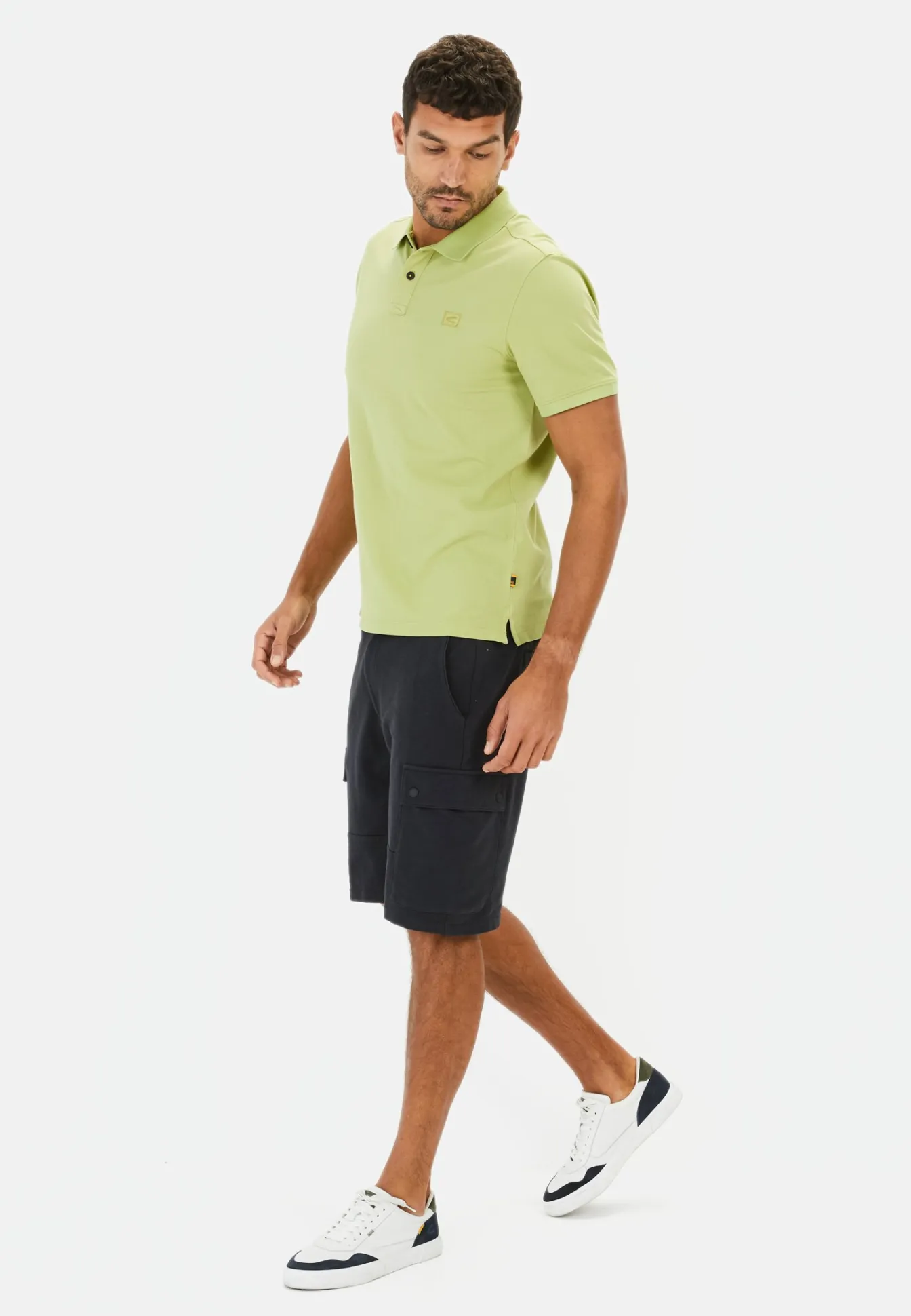 Herren Camel Active T-Shirts & Polos^Kurzarm Poloshirt aus Baumwolle