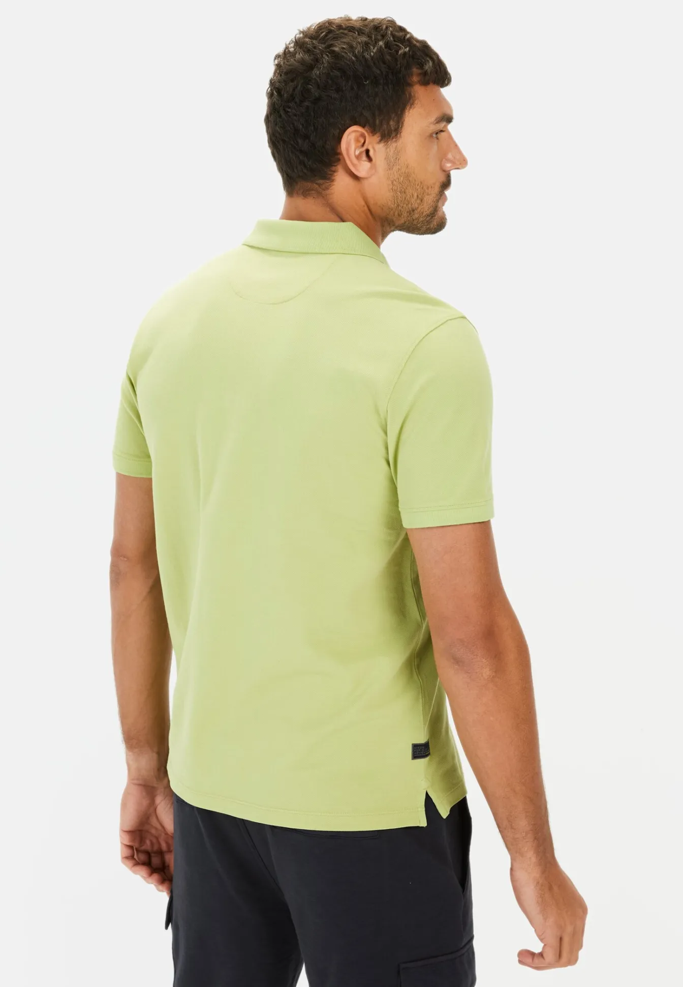 Herren Camel Active T-Shirts & Polos^Kurzarm Poloshirt aus Baumwolle