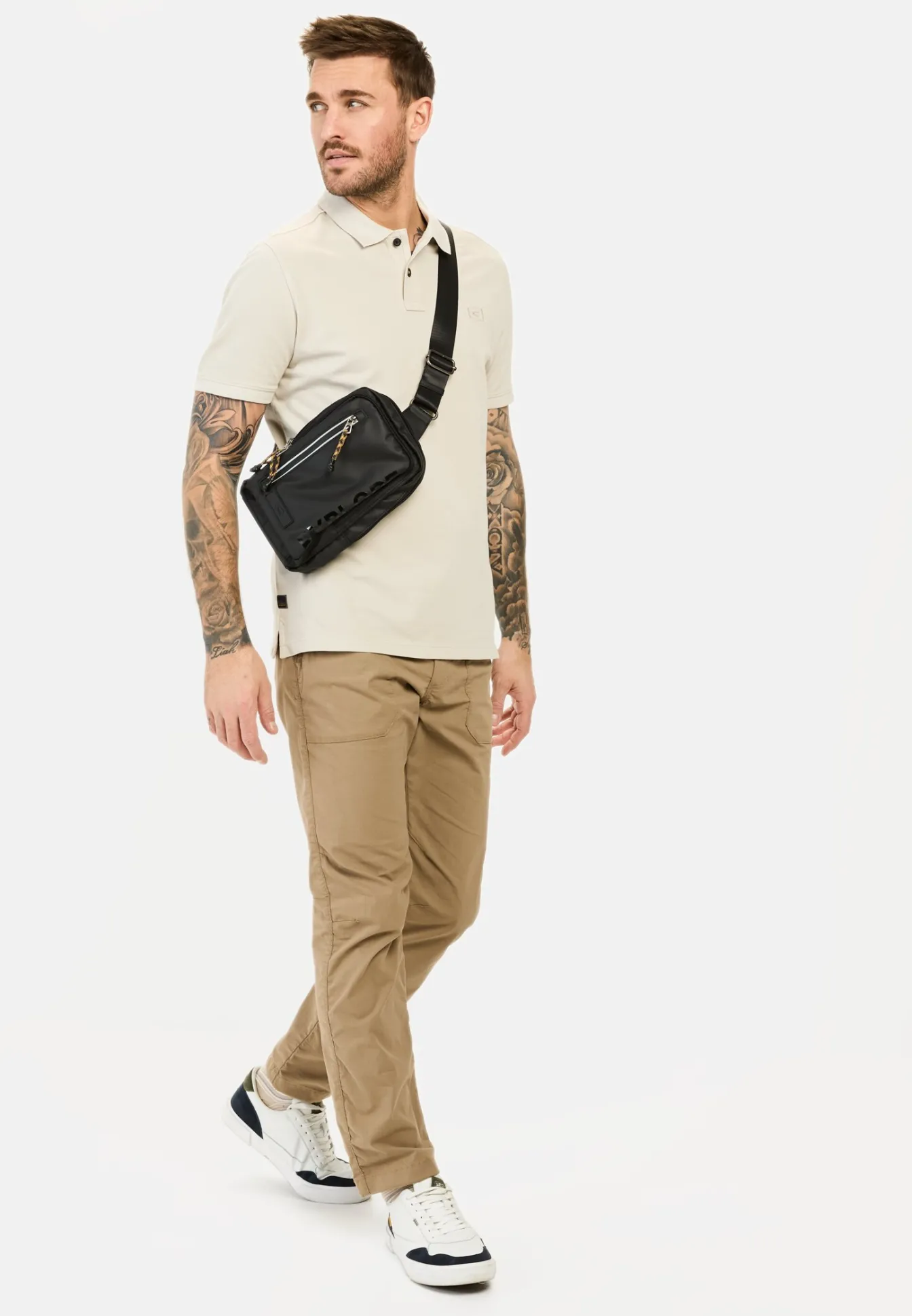 Herren Camel Active T-Shirts & Polos^Kurzarm Poloshirt aus Baumwolle