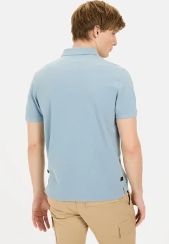 Herren Camel Active T-Shirts & Polos^Kurzarm Poloshirt aus Baumwolle