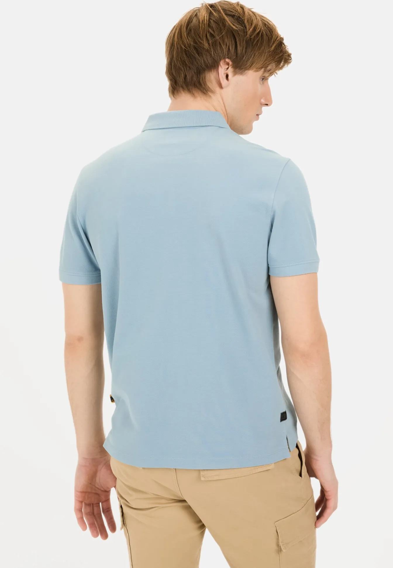Herren Camel Active T-Shirts & Polos^Kurzarm Poloshirt aus Baumwolle