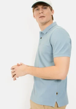 Herren Camel Active T-Shirts & Polos^Kurzarm Poloshirt aus Baumwolle