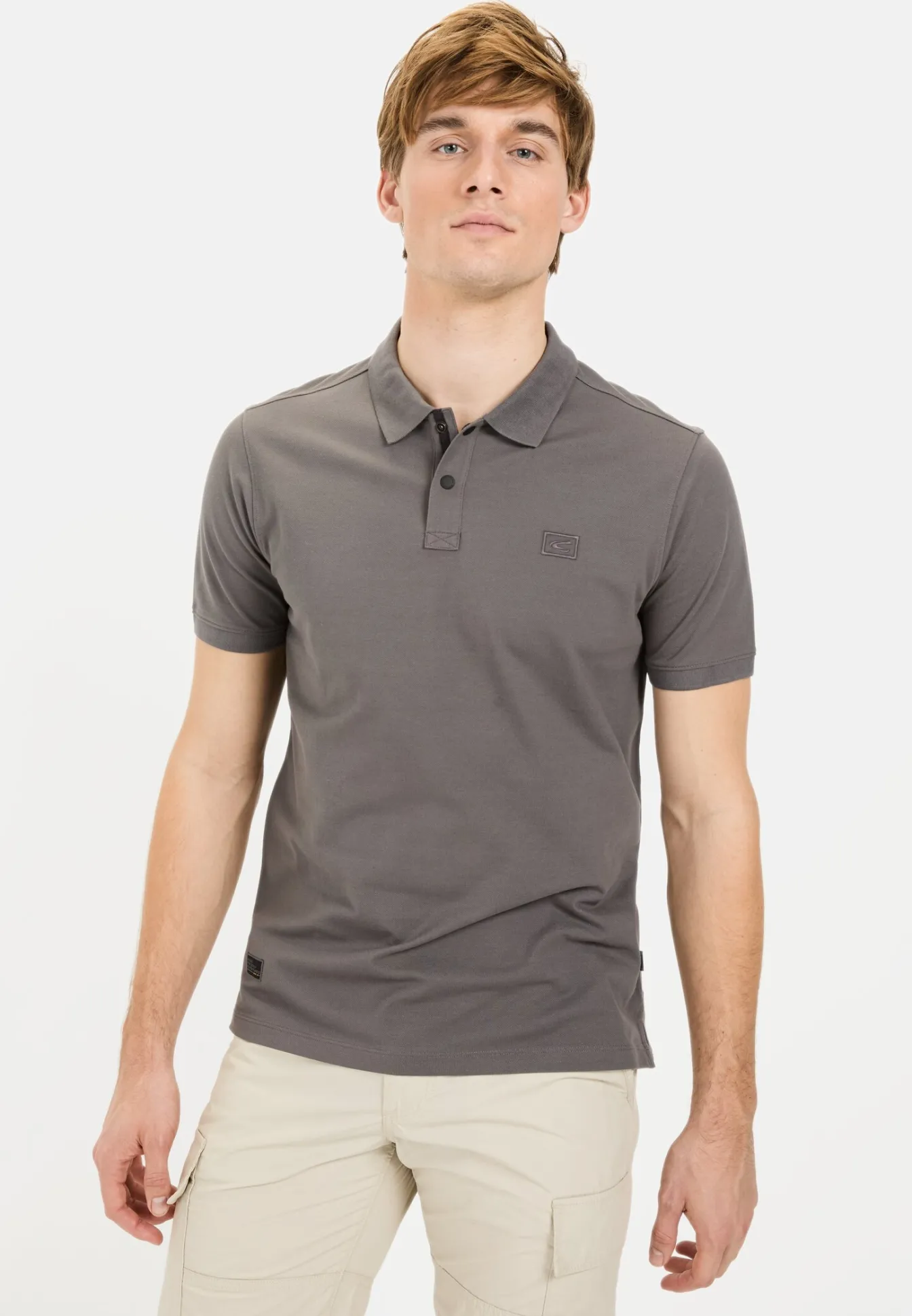 Herren Camel Active T-Shirts & Polos^Kurzarm Poloshirt aus einem Baumwollmix