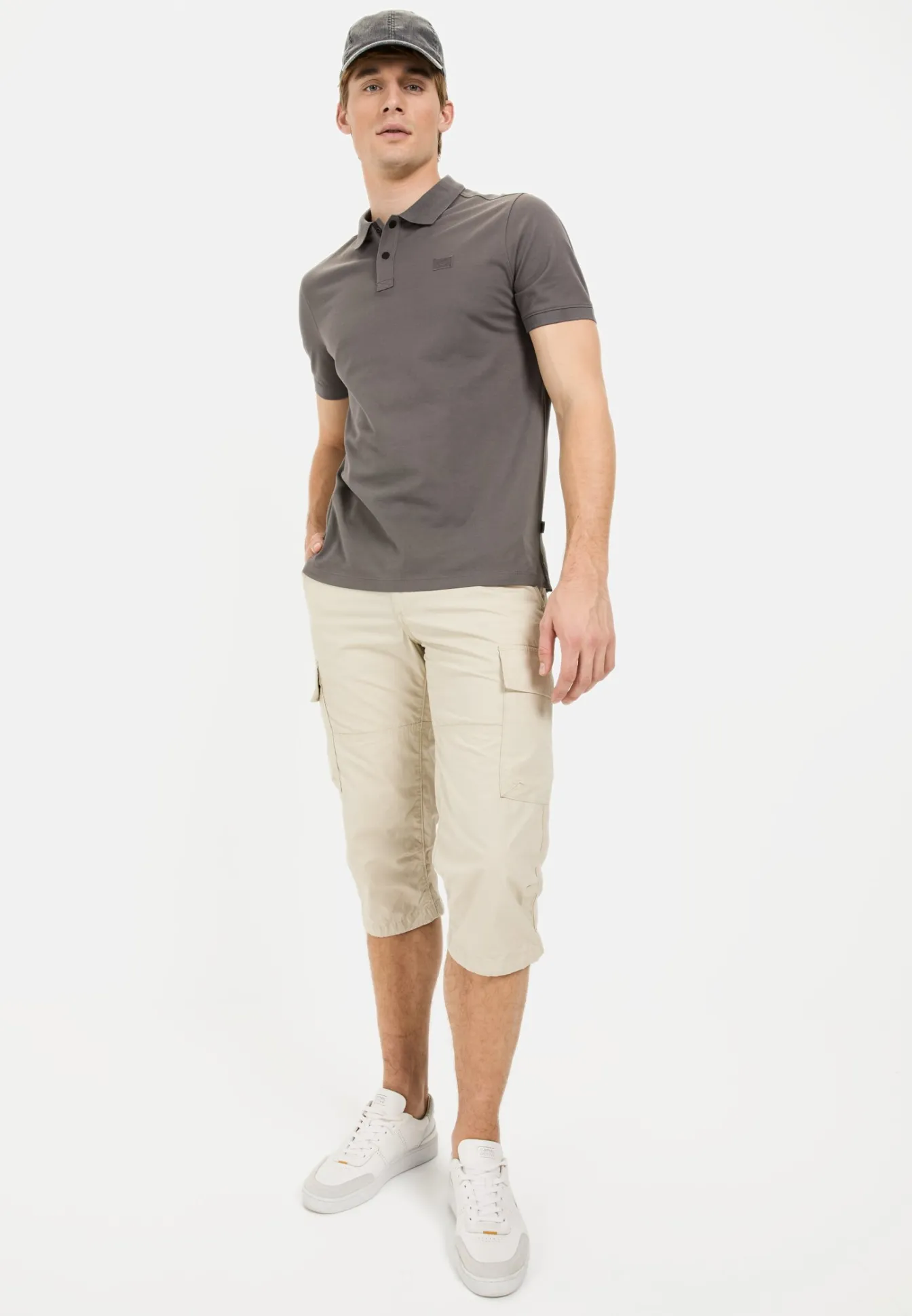 Herren Camel Active T-Shirts & Polos^Kurzarm Poloshirt aus einem Baumwollmix