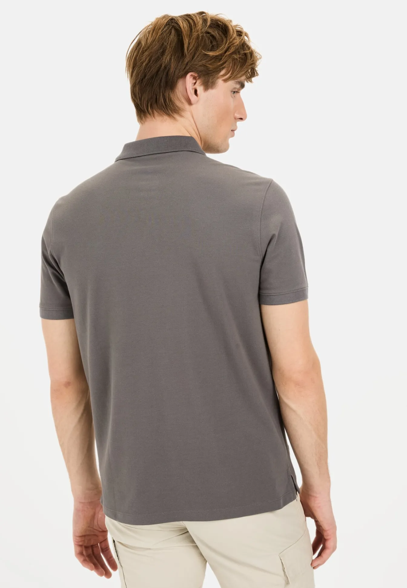 Herren Camel Active T-Shirts & Polos^Kurzarm Poloshirt aus einem Baumwollmix