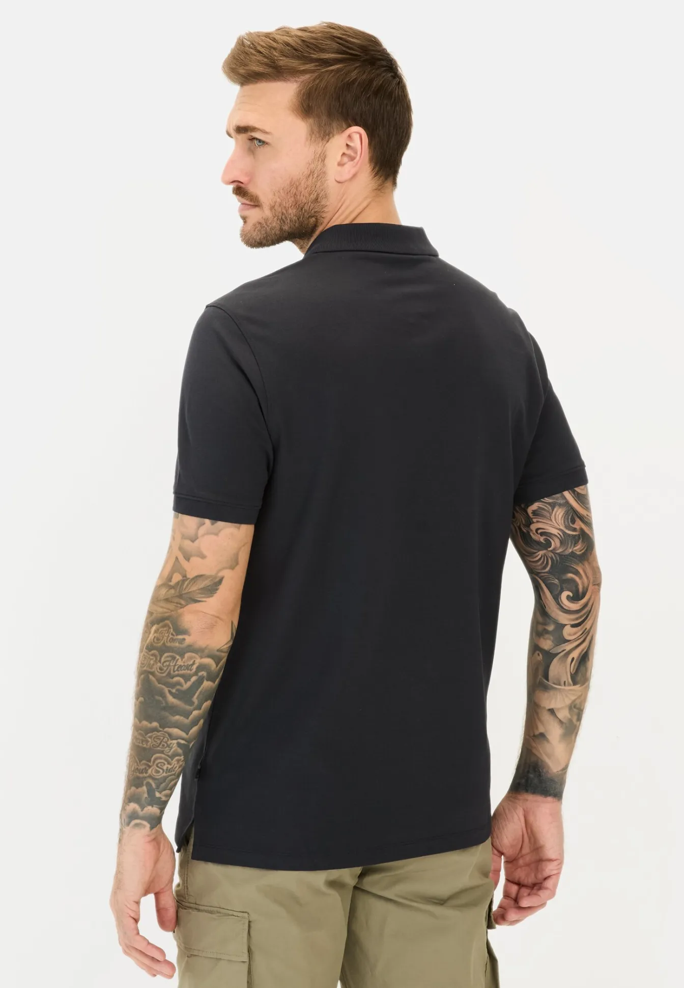 Herren Camel Active T-Shirts & Polos^Kurzarm Poloshirt aus einem Baumwollmix