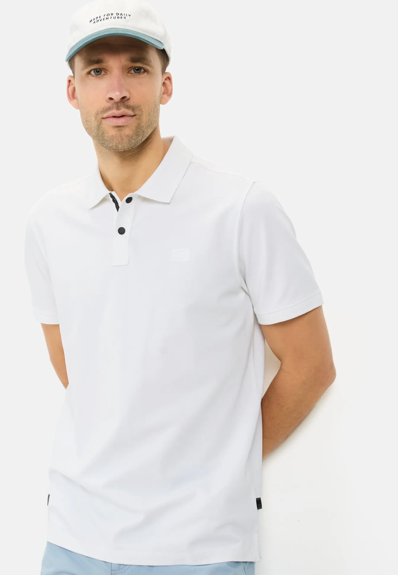 Herren Camel Active T-Shirts & Polos^Kurzarm Poloshirt aus einem Baumwollmix