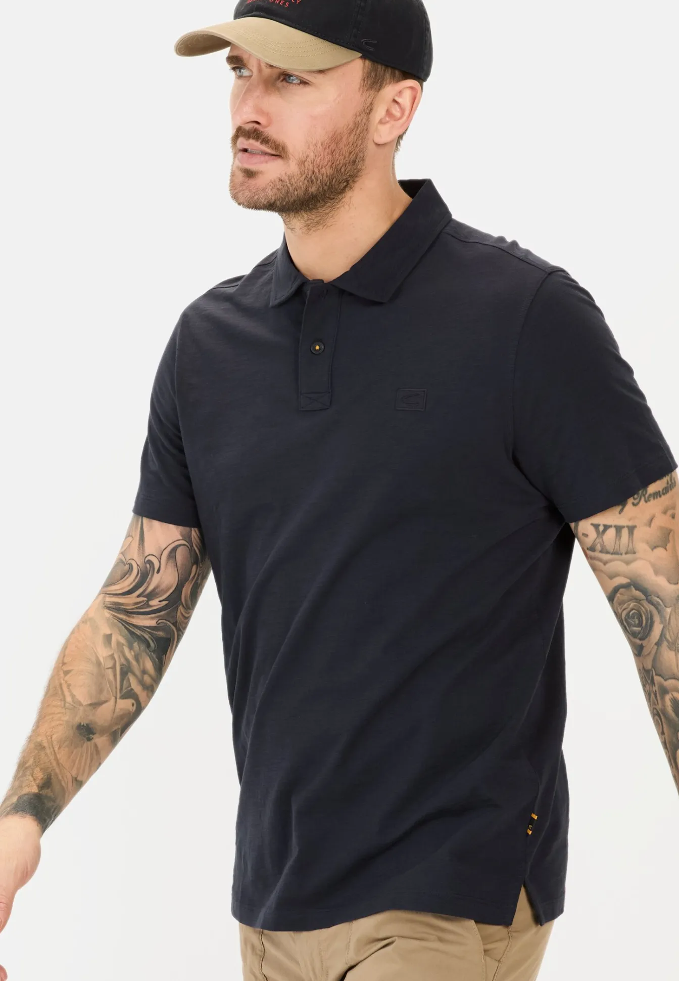 Herren Camel Active T-Shirts & Polos^Kurzarm Poloshirt aus Organic Cotton
