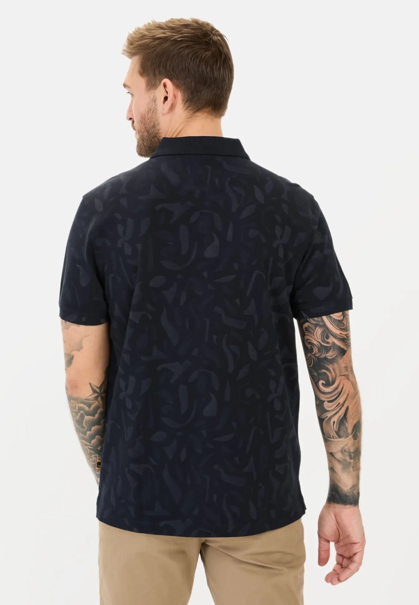 Herren Camel Active T-Shirts & Polos^Kurzarm Poloshirt aus reiner Baumwolle