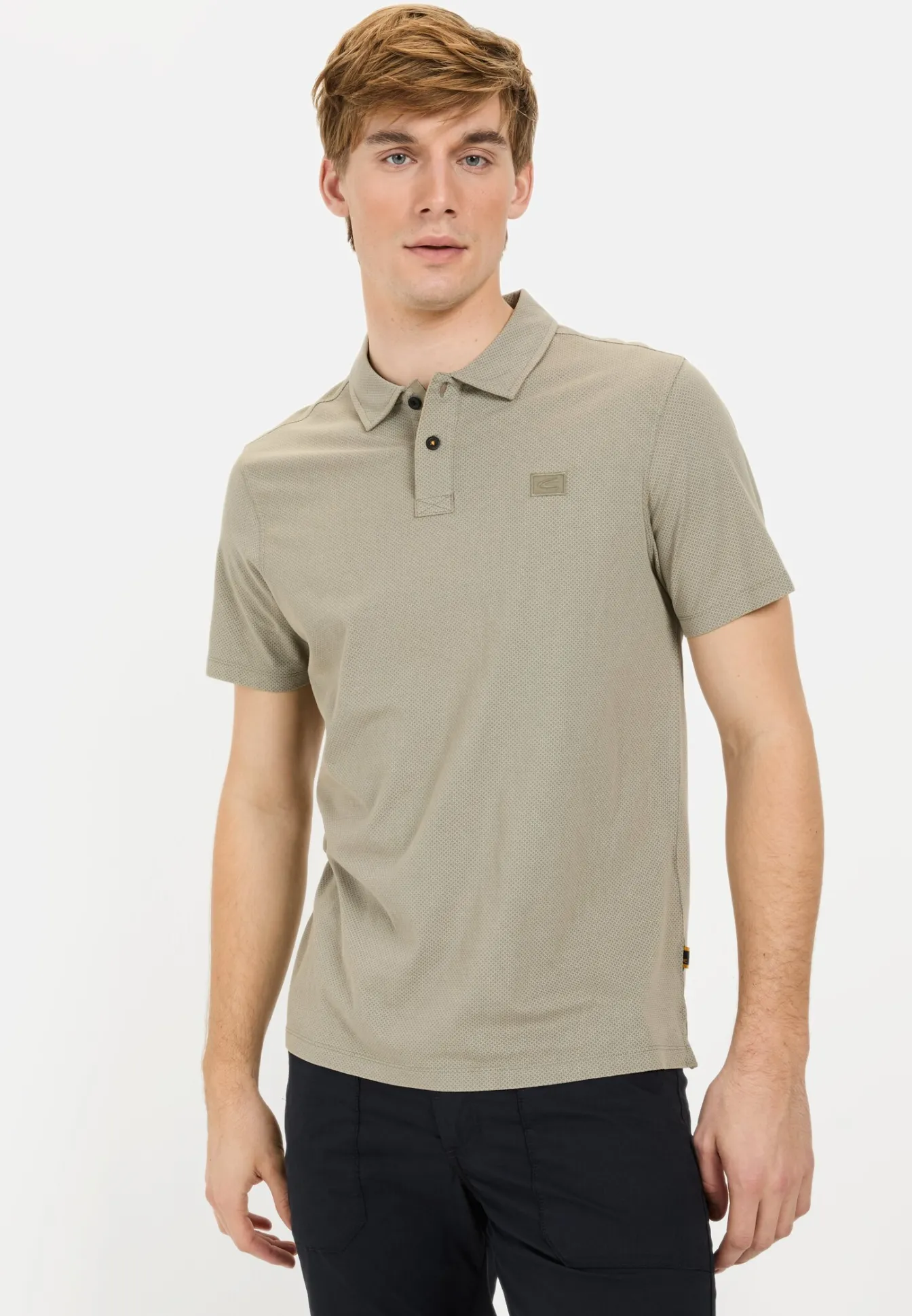 Herren Camel Active T-Shirts & Polos^Kurzarm Poloshirt aus reiner Baumwolle