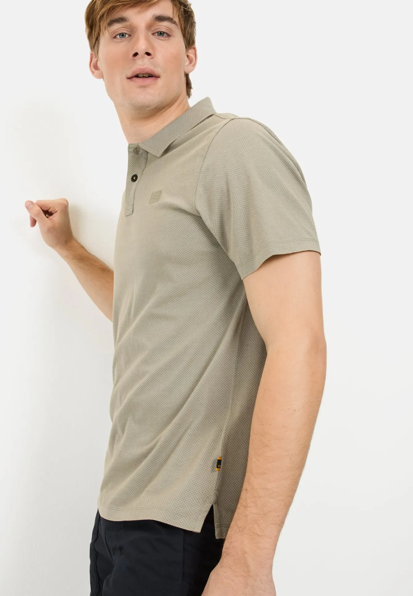 Herren Camel Active T-Shirts & Polos^Kurzarm Poloshirt aus reiner Baumwolle
