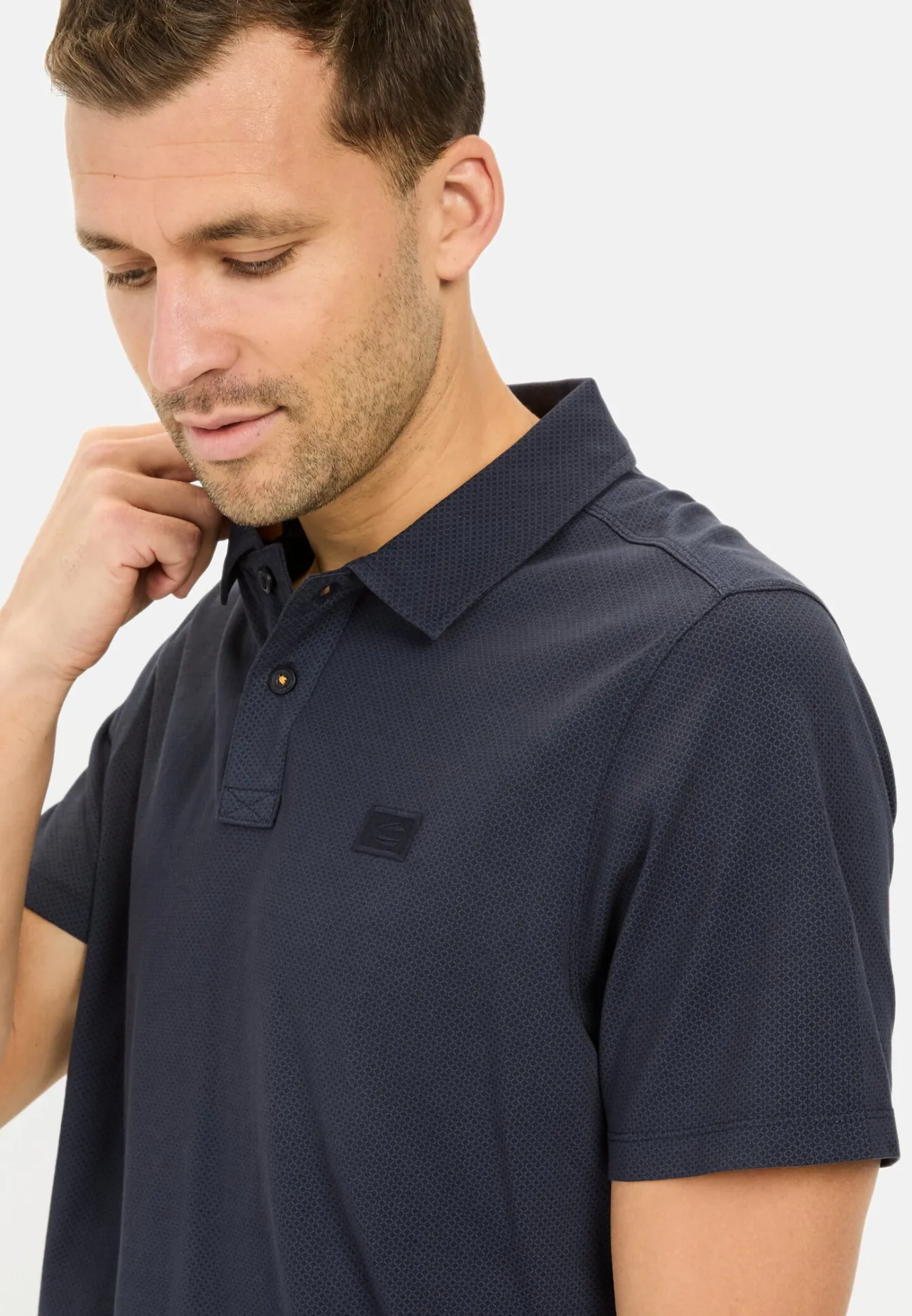 Herren Camel Active T-Shirts & Polos^Kurzarm Poloshirt aus reiner Baumwolle