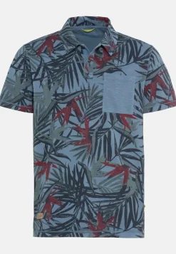 Herren Camel Active T-Shirts & Polos^Kurzarm Poloshirt mit Allover-Print