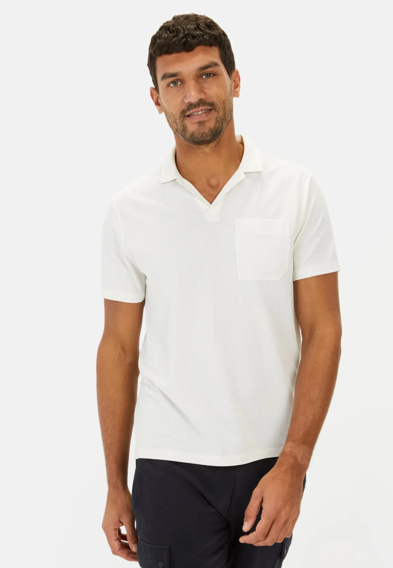 Herren Camel Active T-Shirts & Polos^Kurzarm Poloshirt mit Brusttasche