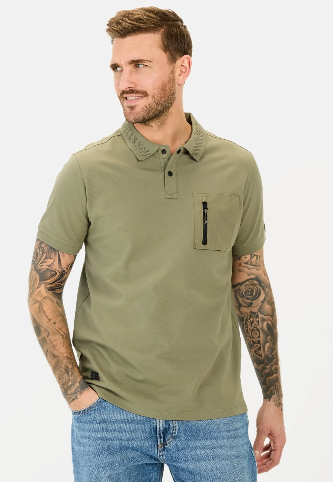 Herren Camel Active T-Shirts & Polos^Kurzarm Poloshirt mit Cooling Effekt