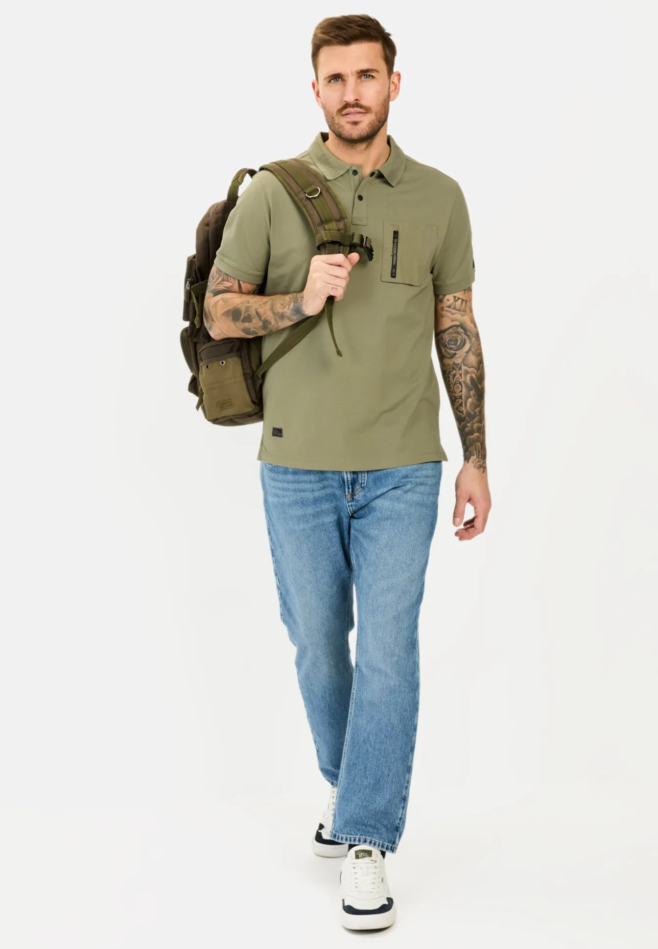 Herren Camel Active T-Shirts & Polos^Kurzarm Poloshirt mit Cooling Effekt