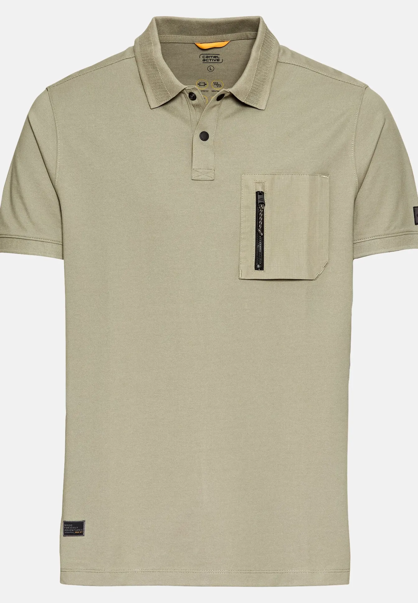 Herren Camel Active T-Shirts & Polos^Kurzarm Poloshirt mit Cooling Effekt