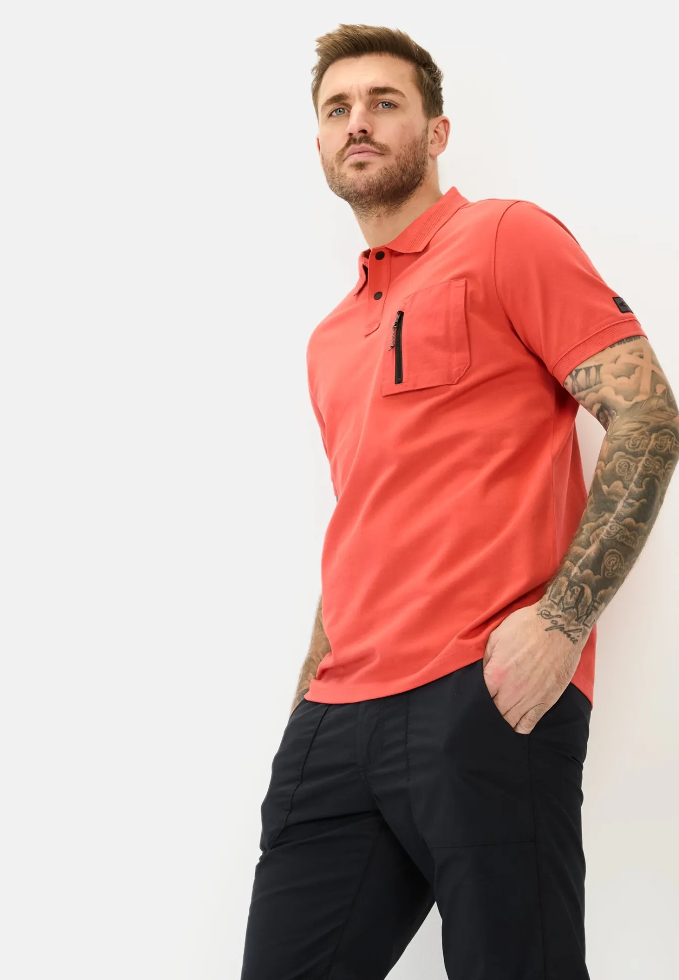 Herren Camel Active T-Shirts & Polos^Kurzarm Poloshirt mit Cooling Effekt