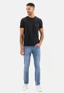 Herren Camel Active T-Shirts & Polos^Kurzarm T-Shirt aus Bio-Baumwolle