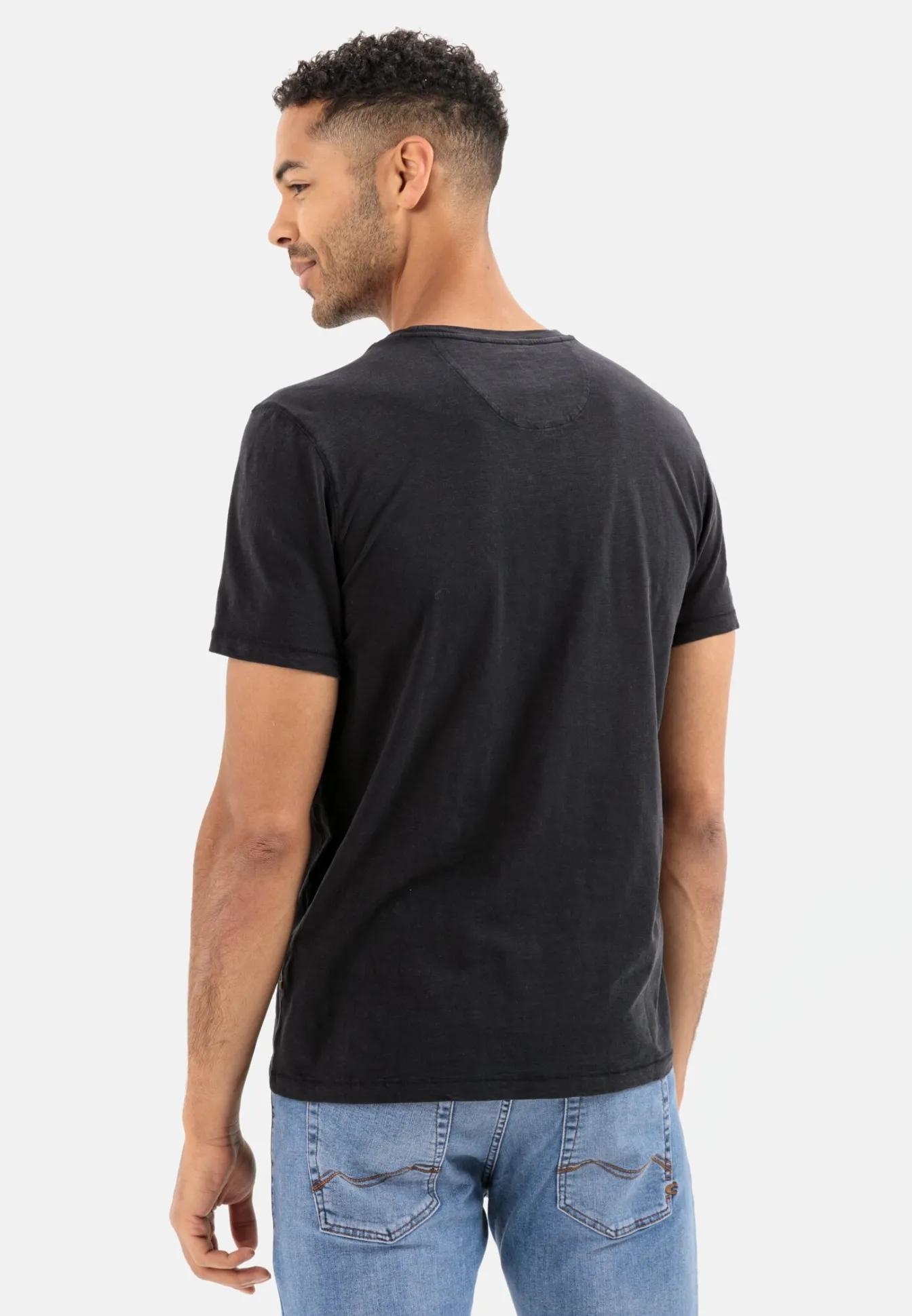 Herren Camel Active T-Shirts & Polos^Kurzarm T-Shirt aus Bio-Baumwolle