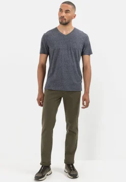 Herren Camel Active T-Shirts & Polos^Kurzarm T-Shirt aus biologischer Baumwolle